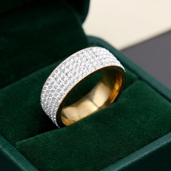 Pavé Ring with Crystals