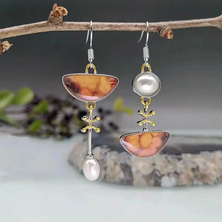 Prirodne Narančaste Naušnice