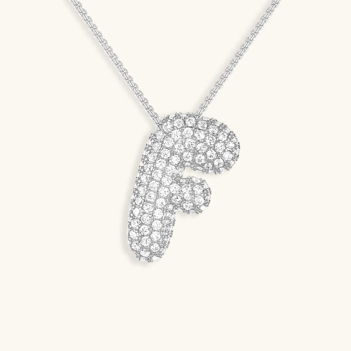 Hailey bubble ogrlica s inicijalima – Nježni privjesak s inicijalima u obliku mjehurića