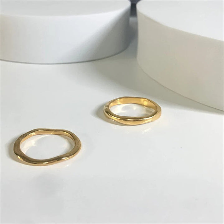Clarisse Formless Ring — Teardrop, minimalist accent