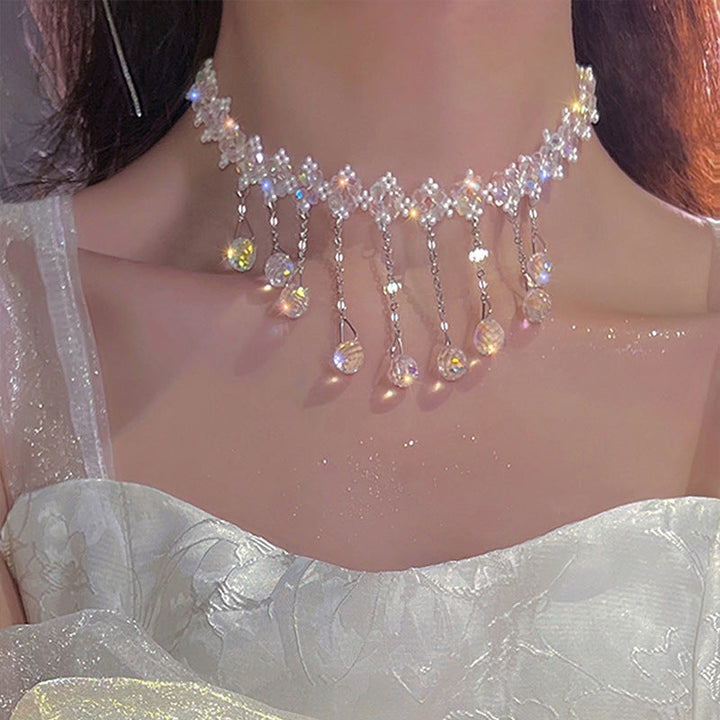 Choker z kryształami Allison – elegancki błysk na codzienną elegancję