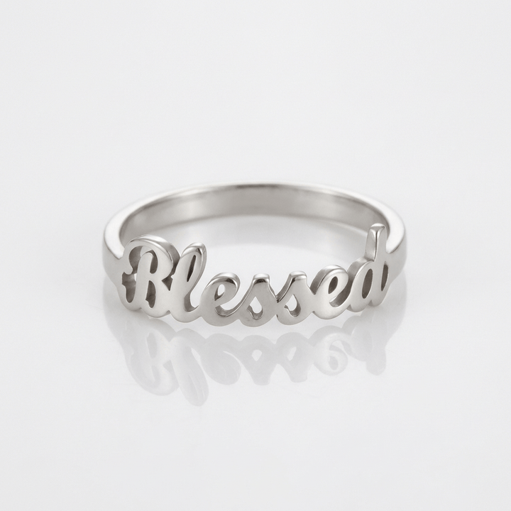 SILVER BLESSED RING