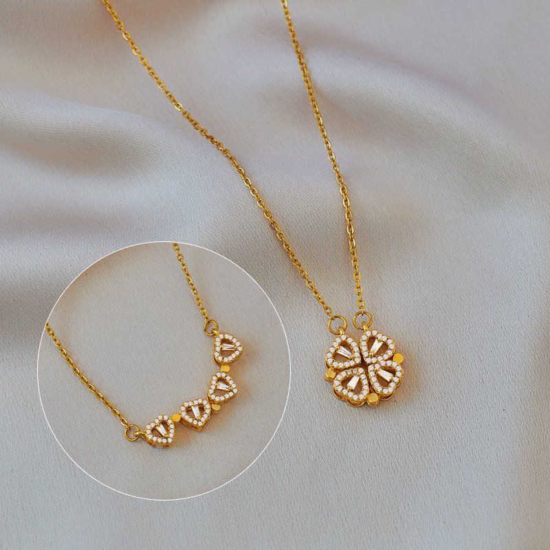 Ogrlica Love & Luck s djetelinom s četiri lista