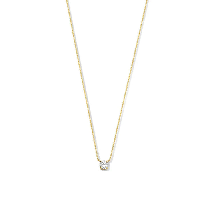 Cléa Moissanite ogrlica | Zlato