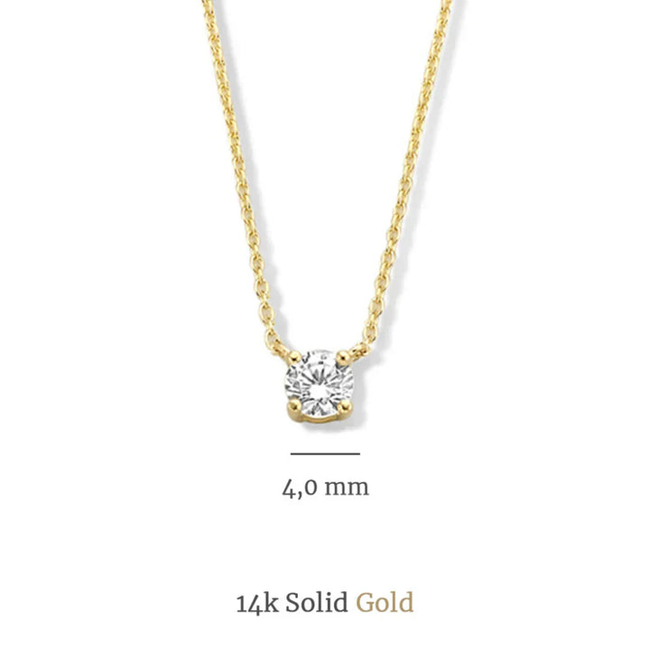 Cléa set s moissanite kamenom | Zlato